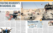 Fighting insurgents in Baghdad, USA
